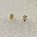 Sterling Silver Oval Ethiopian Opal Post Earrings Size 3