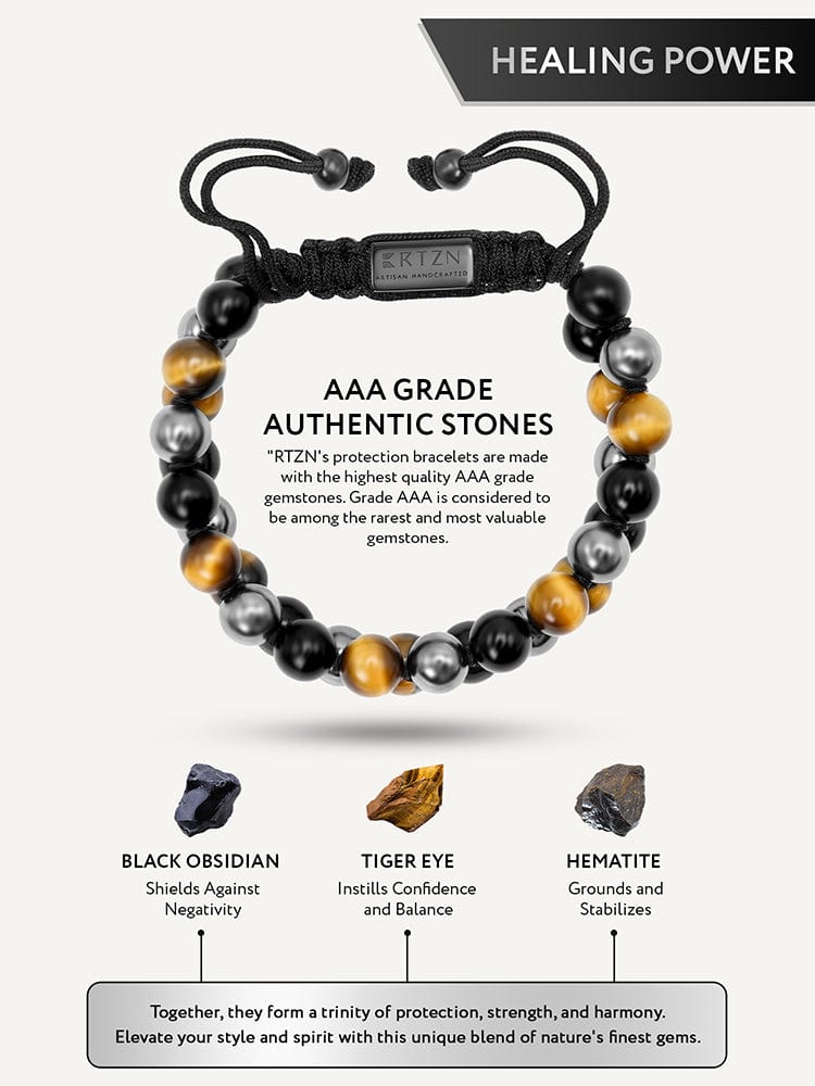 Triple Protection Beaded Bracelet - Morocco