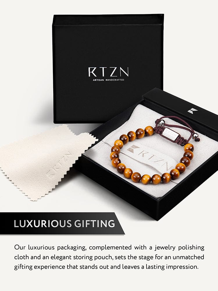 Tigers Eye Beaded Bracelet - Bali