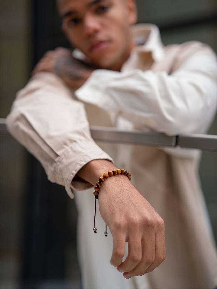 Tigers Eye Beaded Bracelet - Bali