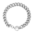 Men's Stainless Steel Buckle Female Hip Hop Ear Fashion Domineering Twist Bracelets