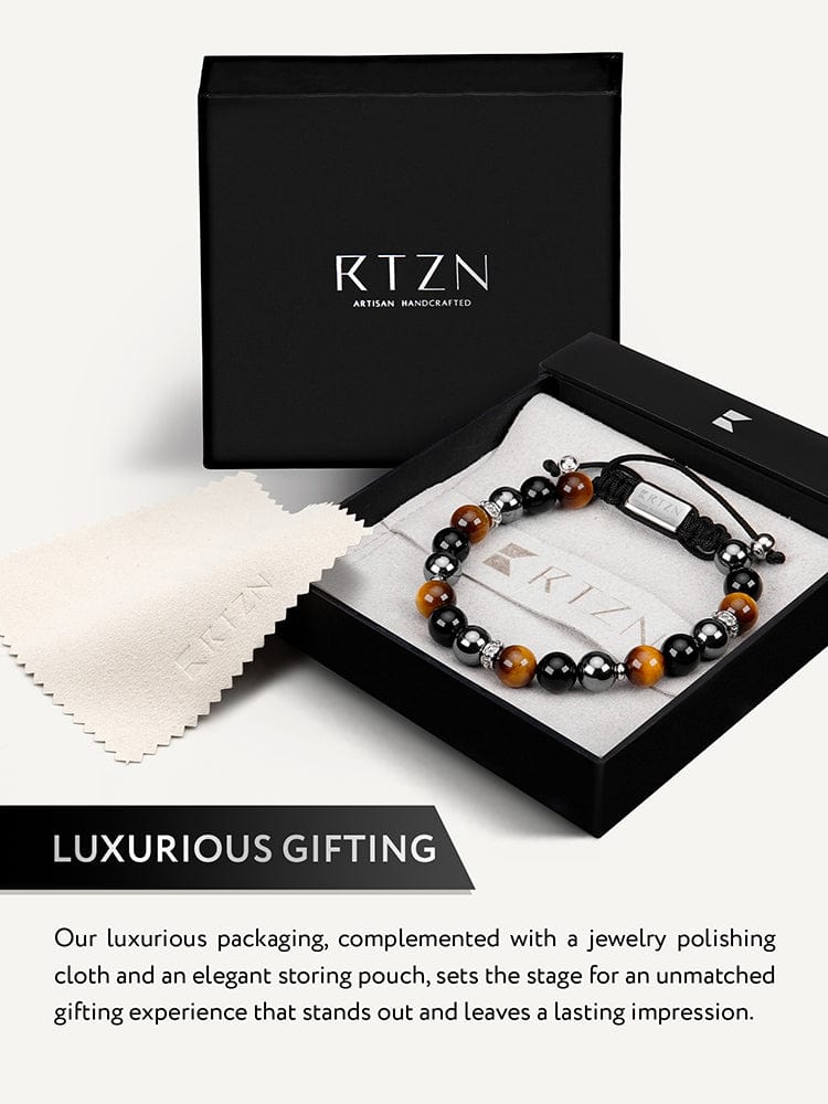 Triple Protection Beaded Bracelet - Mykonos