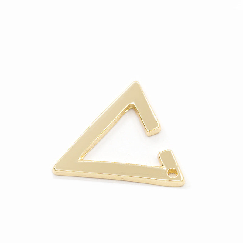 Popular Personalized Exaggerated Metal Triangle Fashion Earrings
