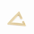 Popular Personalized Exaggerated Metal Triangle Fashion Earrings