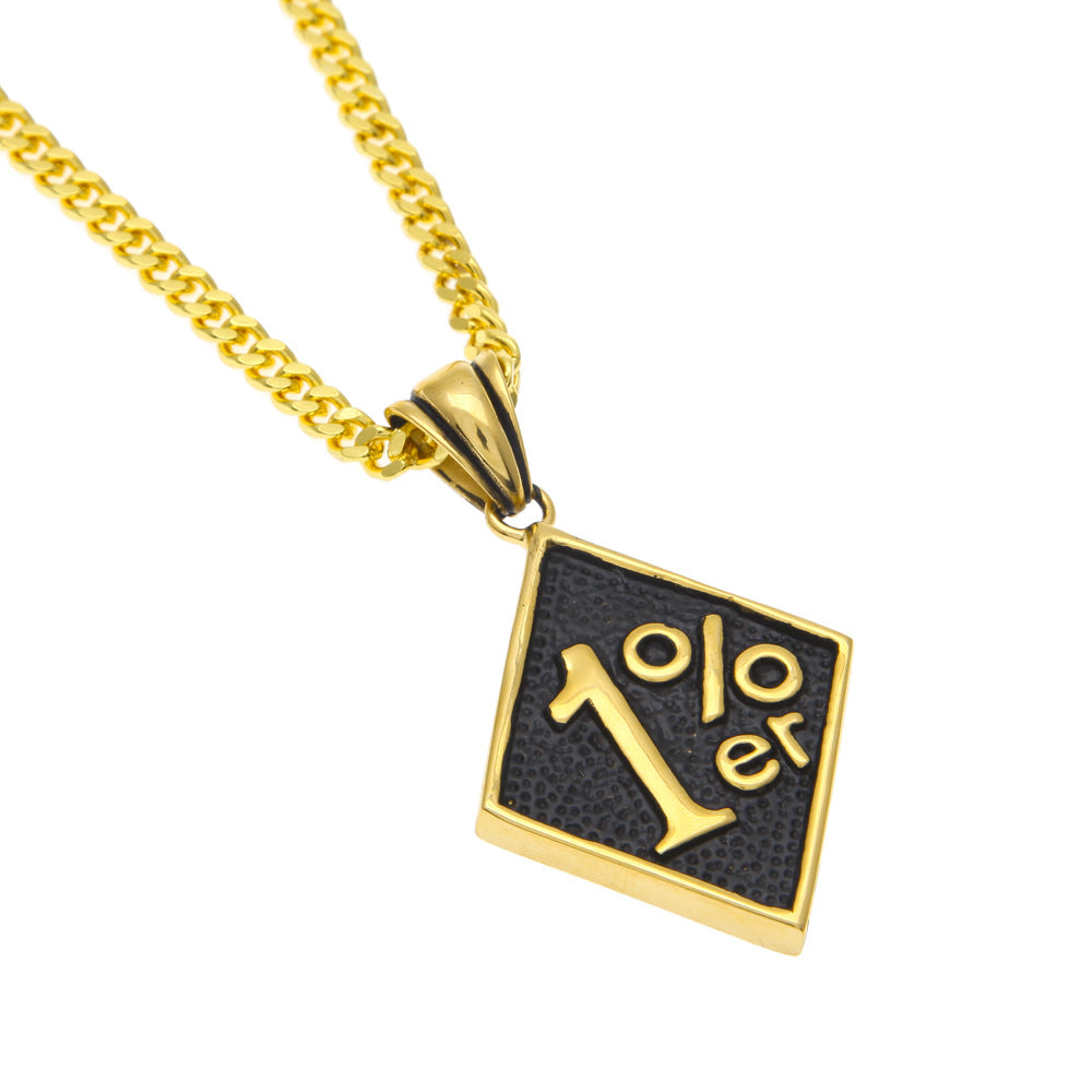 Drop Oil Gold Plated Dog Tag Pendants