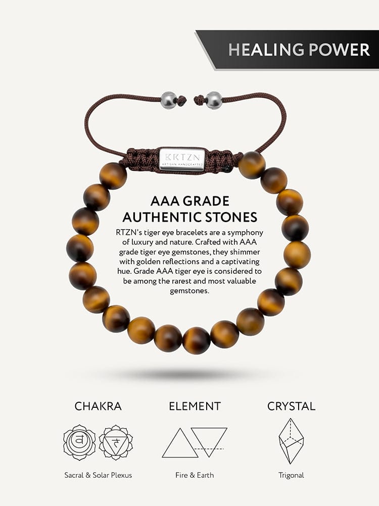 Tigers Eye Beaded Bracelet - Bali