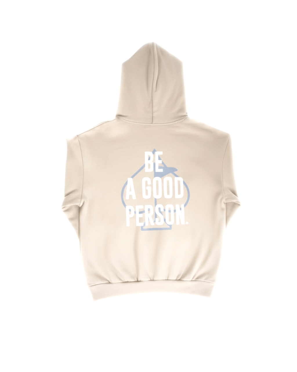 Be A Good Person X Pins and Aces Relax Hood Hoodie - Cream
