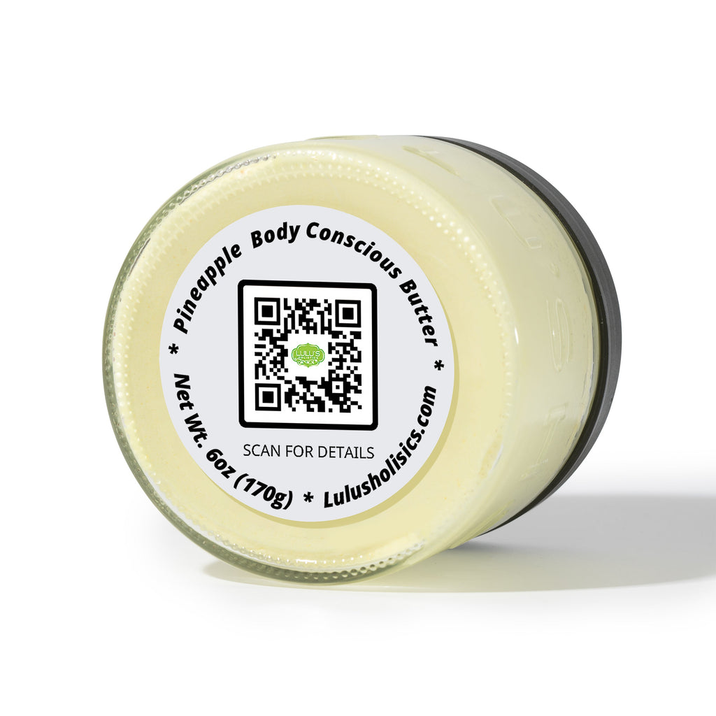 Pineapple Turmeric Whipped Mango Body Butter – Non-Greasy, Golden Glow