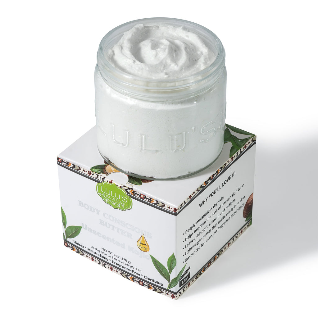 Unscented Kojic Whipped Body Butter – Smooth, Even-Looking Skin