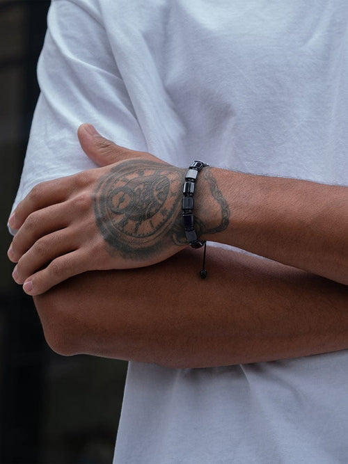 Black Onyx Beaded Bracelet - Havana