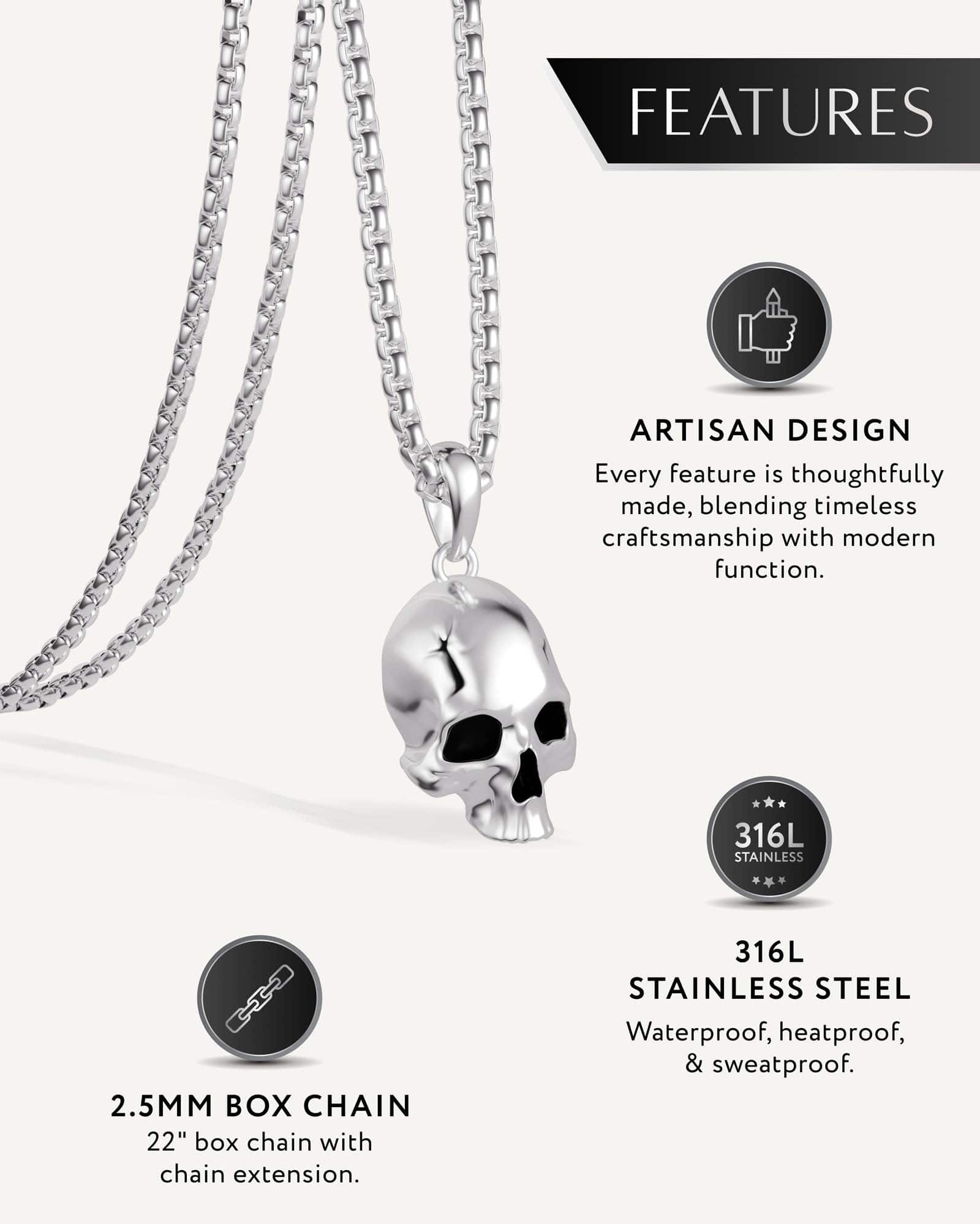 Skull Pendant Necklace