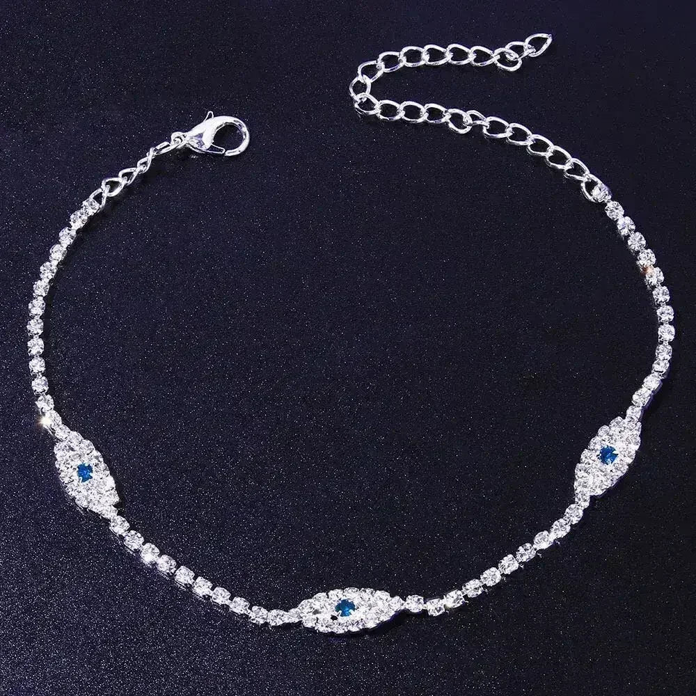 Vintage Bule Evil Eye Anklet Bracelet Beach Women Anklet | Femstylo