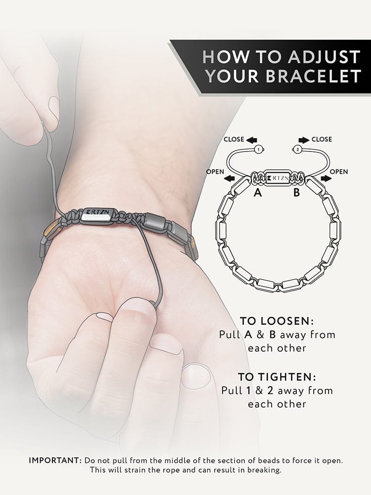 Triple Protection Beaded Bracelet - Havana