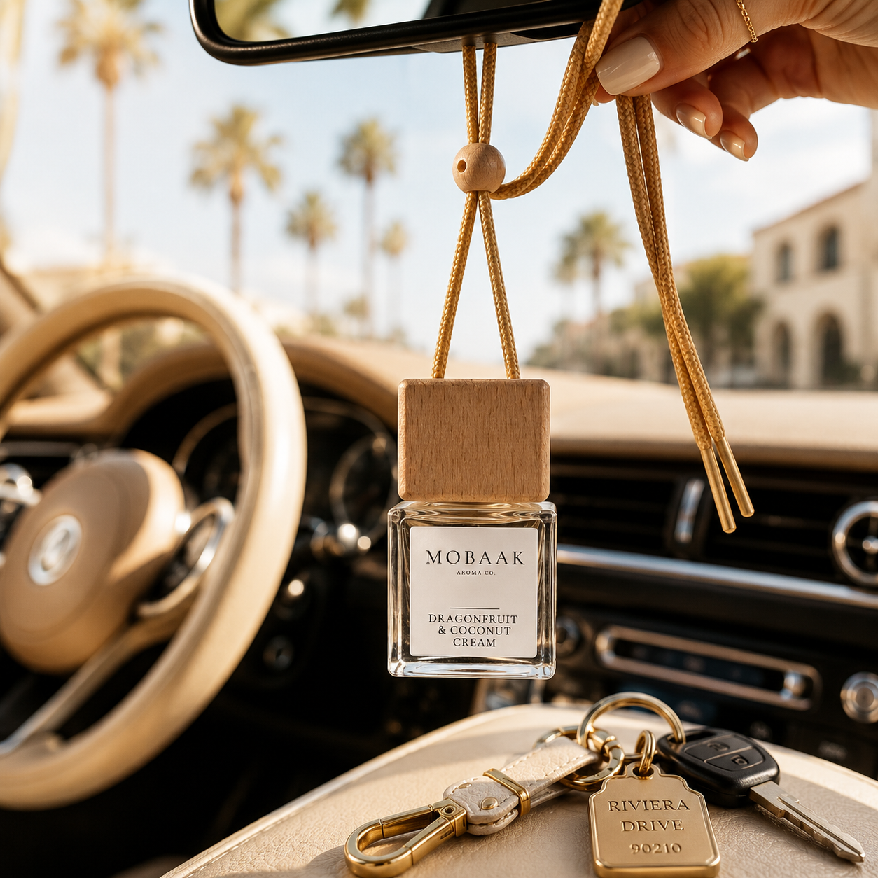 Dragonfruit + Coconut Cream Car Diffuser