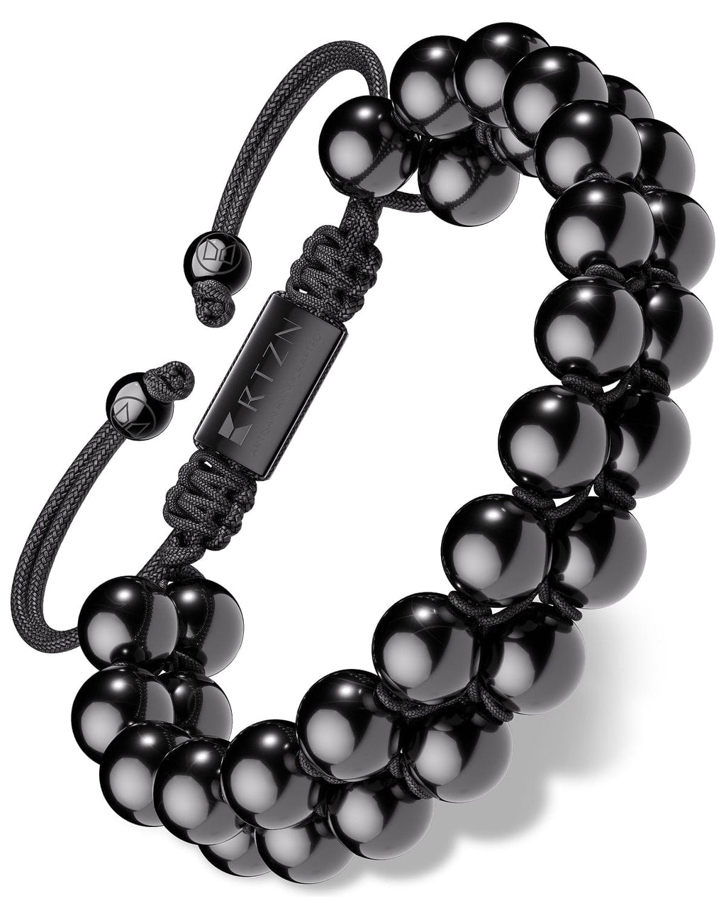 Black Tourmaline Beaded Bracelet - Morocco