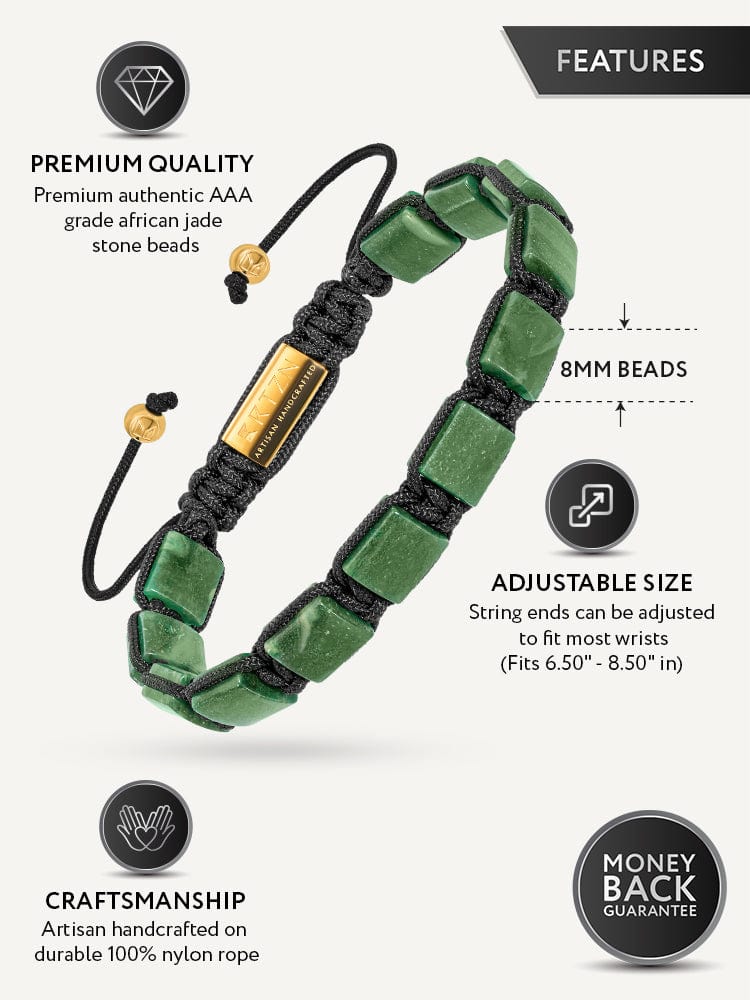 Jade Beaded Bracelet - Havana
