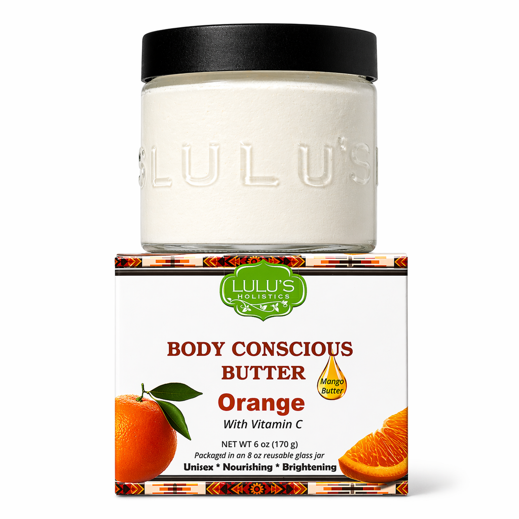 Orange Vitamin C Whipped Mango Body Butter – Non-Greasy, Radiant Skin