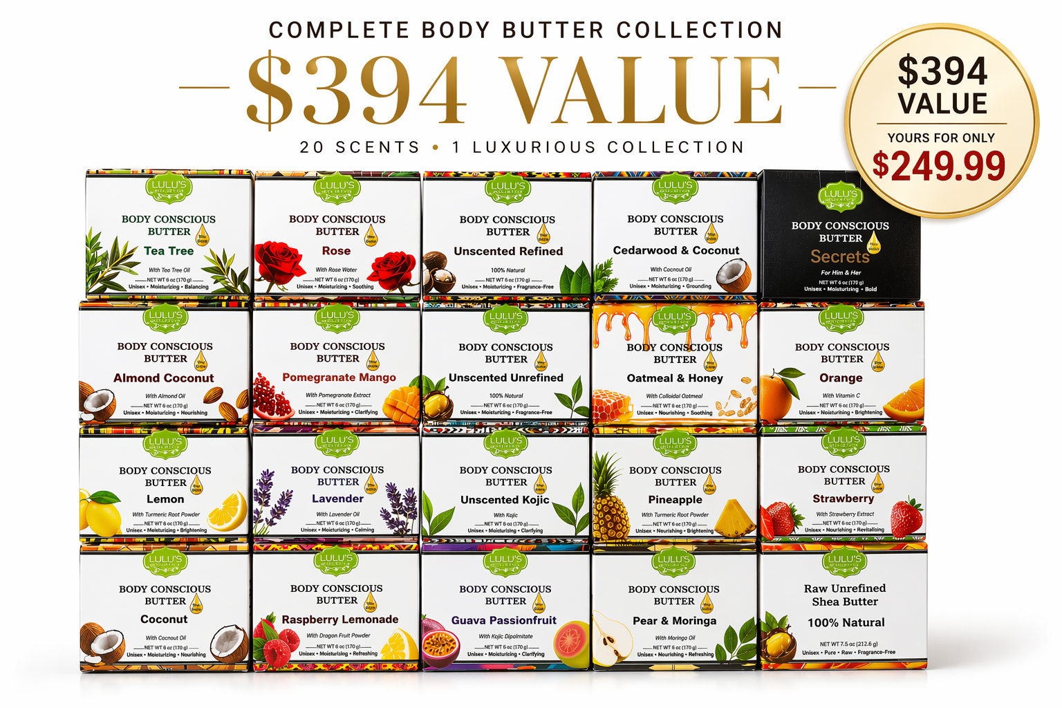 Body Conscious Butter – Complete Collection Box
