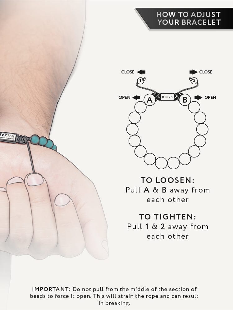 Turquoise Beaded Bracelet - Bali