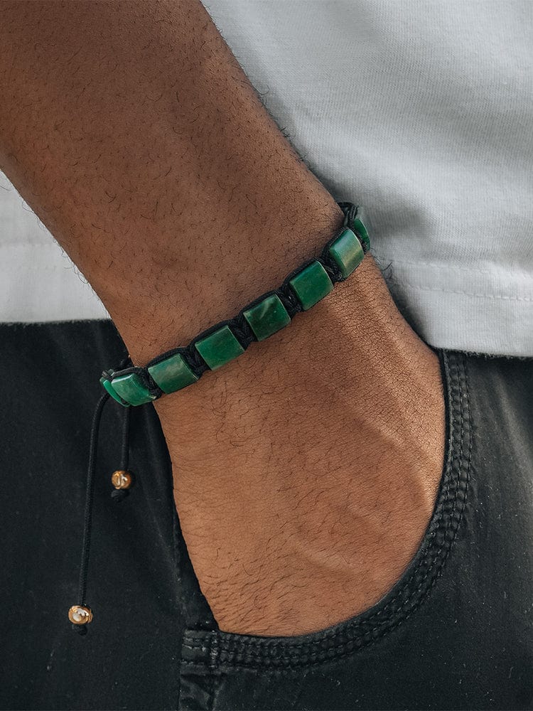 Jade Beaded Bracelet - Havana