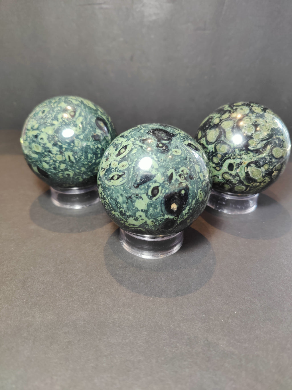 Kambaba (Crocodile) Jasper Polished Sphere Sculpture