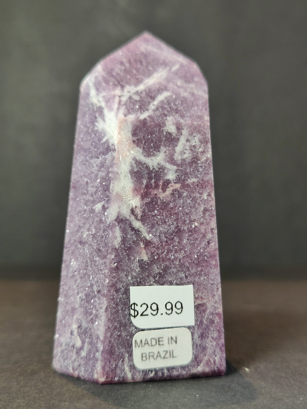 lepidolite Polished Obelisk Tower Sculpture
