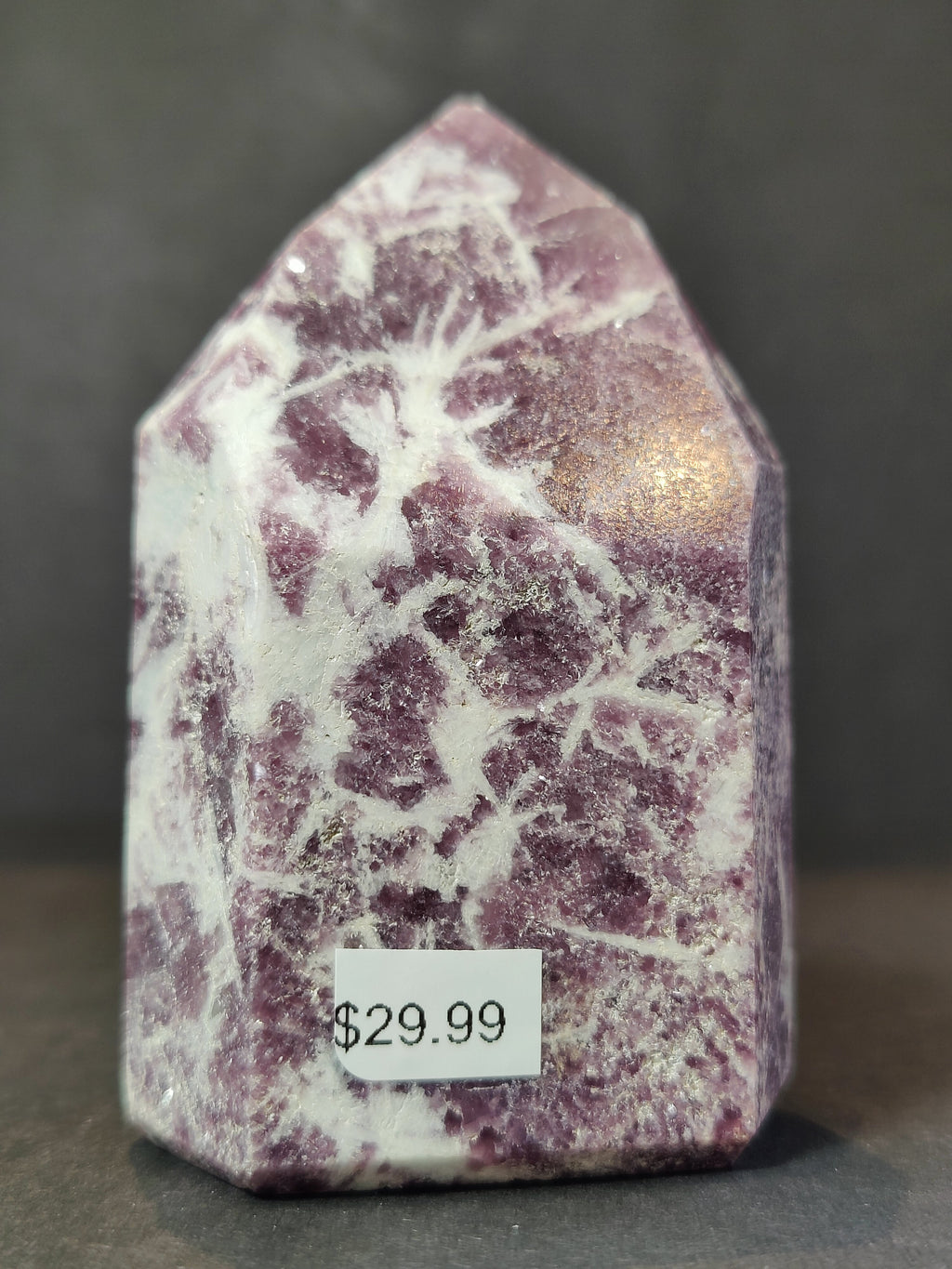 lepidolite Polished Obelisk Tower Sculpture
