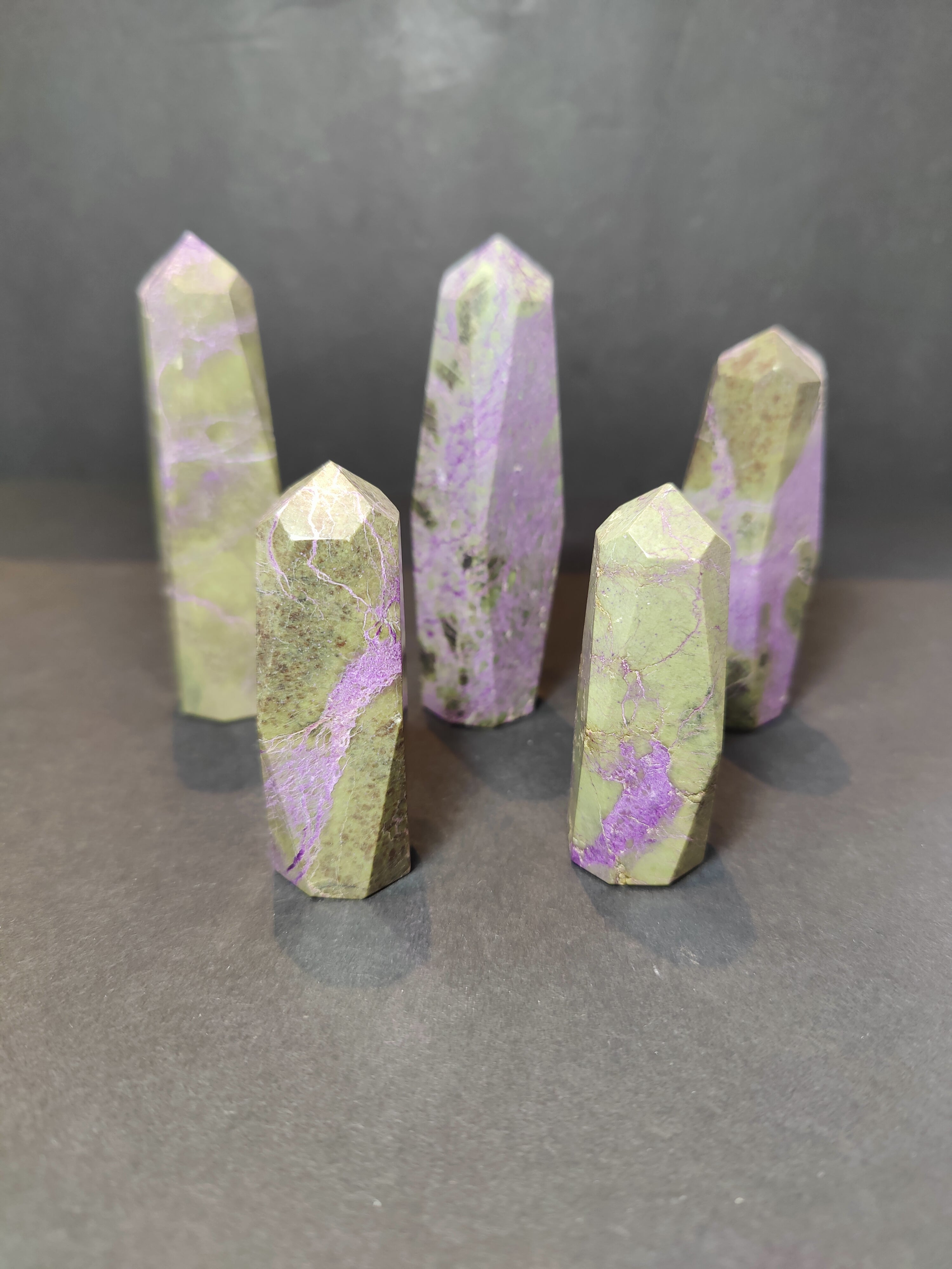 Atlantisite (Stichtite with Serpentine) Polished Tower Sculpture