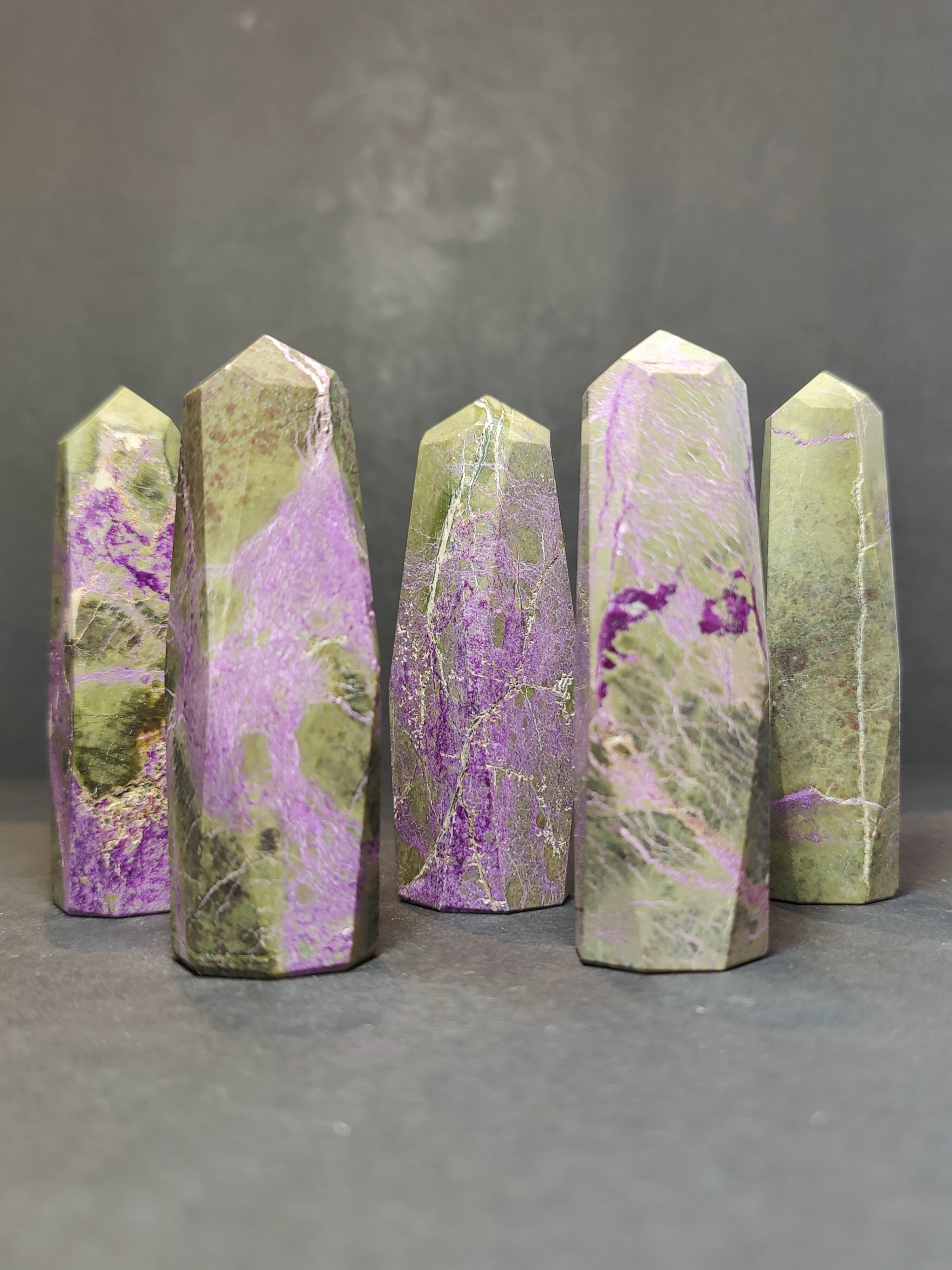 Atlantisite (Stichtite with Serpentine) Polished Tower Sculpture