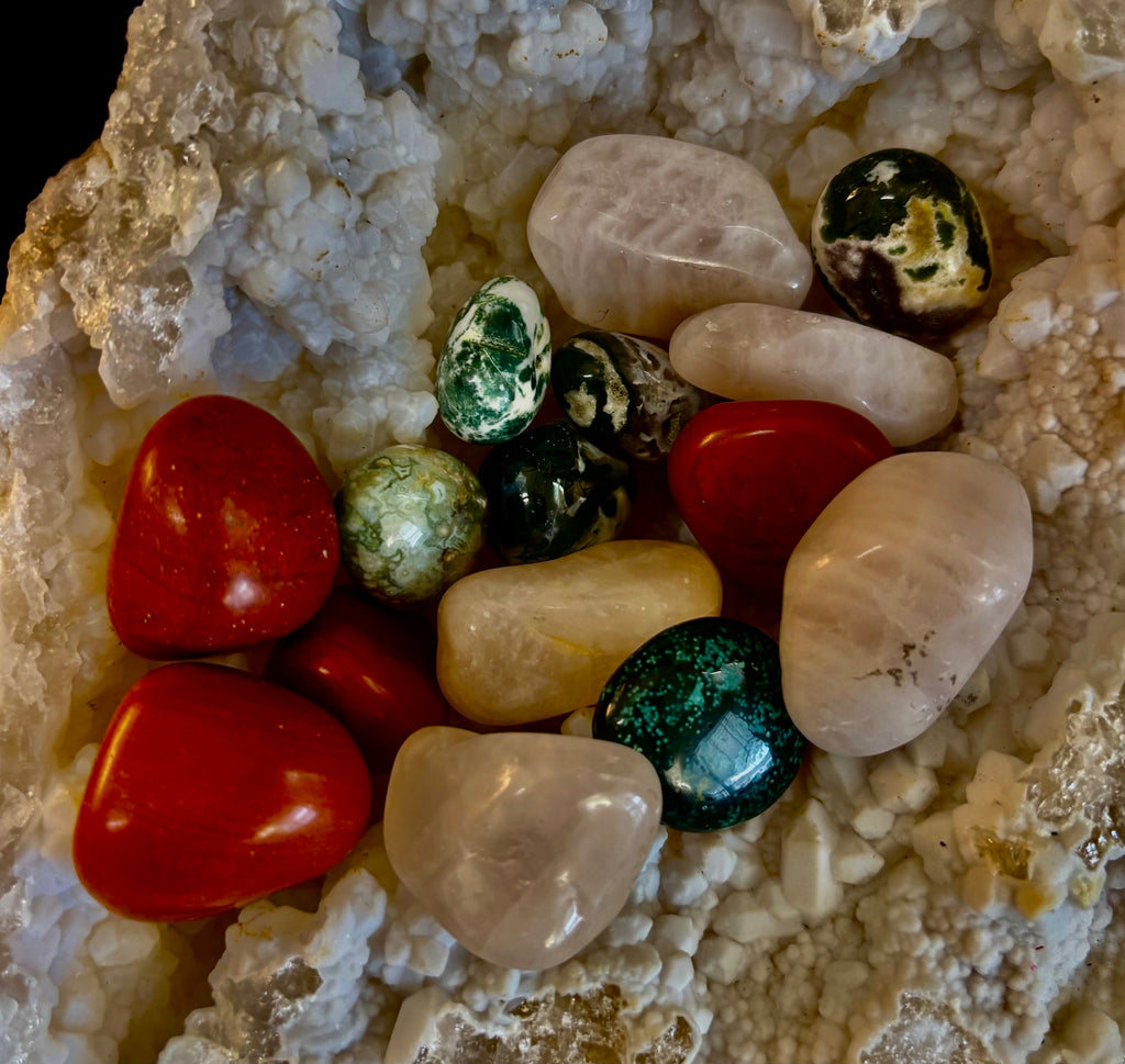 The Inner Harmony - Reiki Infused 4-Stone Tumbled Stone Collection