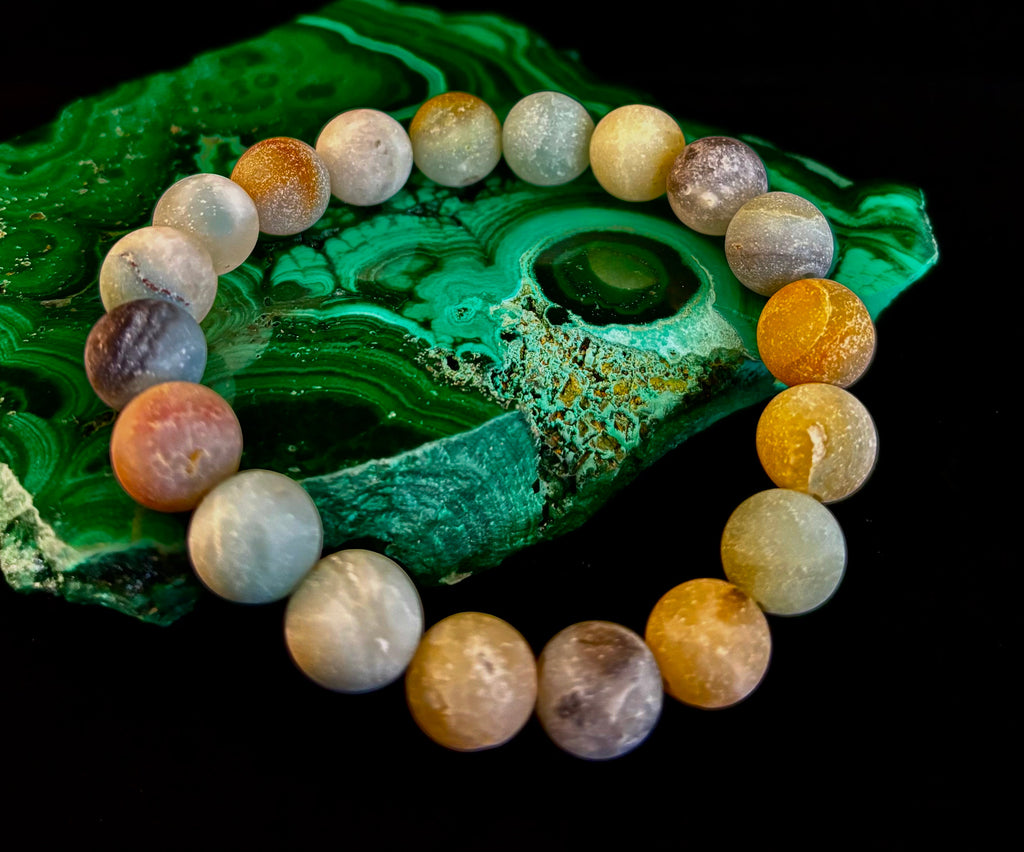 Serenity Flow Amazonite Bracelet – 10mm Matte Reiki-Infused Calm & Communication Stone (Medium Fit)