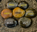 Intention Energy Stones – Engraved River Rock Collection (Larger sized, and gift bagged!)