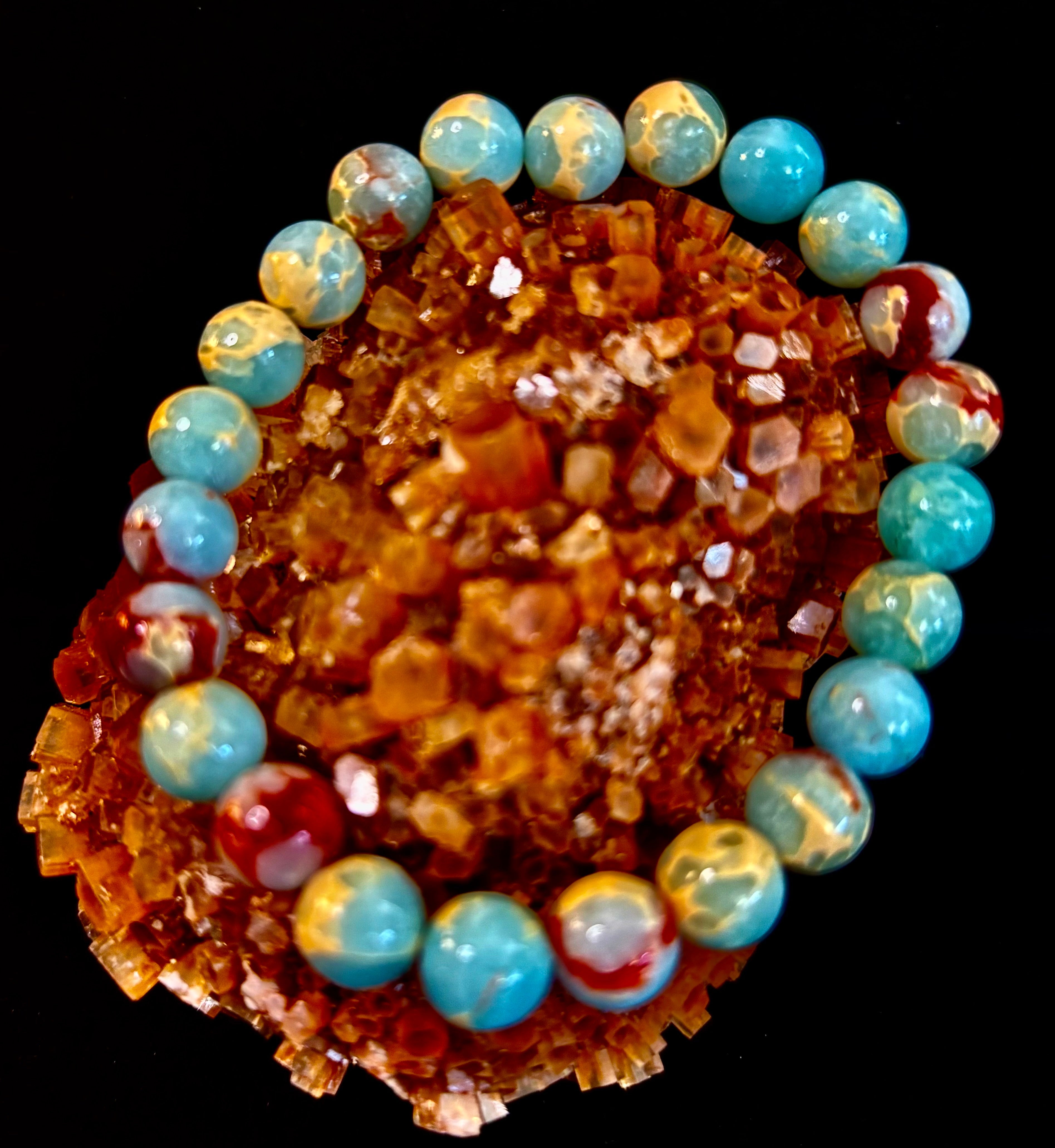 Transformation Energy Snake Skin Jasper Bracelet – 8mm Natural Gemstone