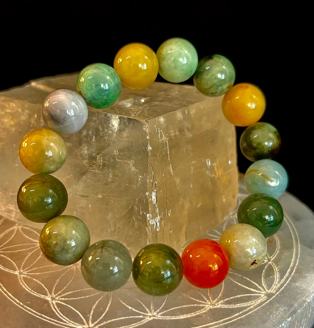 Imperial Harmony Burma Jade Bracelet (For Small Wrists)