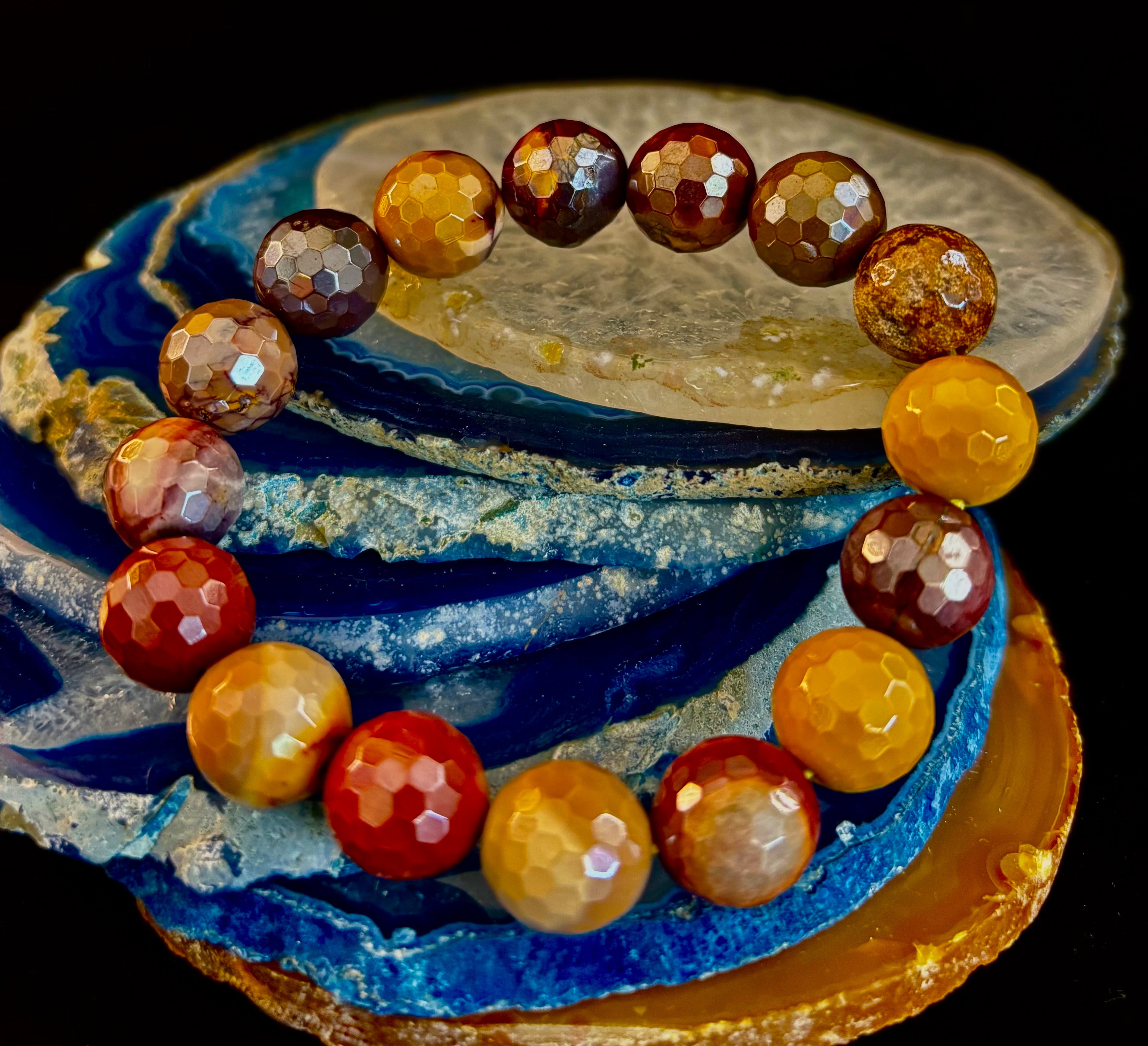 Mystic Mookaite Glam Energy Bracelet (For smaller wrists, available in 3 bead sizes!)