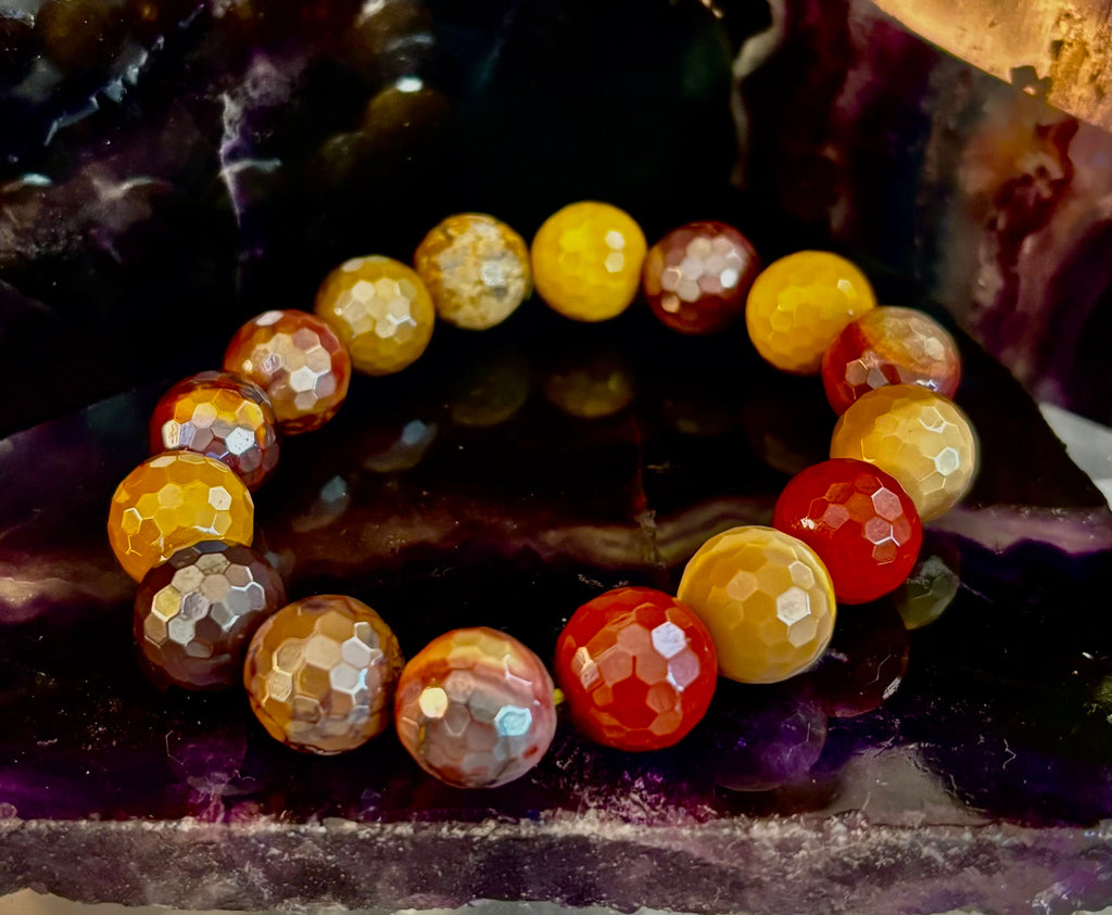 Mystic Mookaite Glam Energy Bracelet (For smaller wrists, available in 3 bead sizes!)