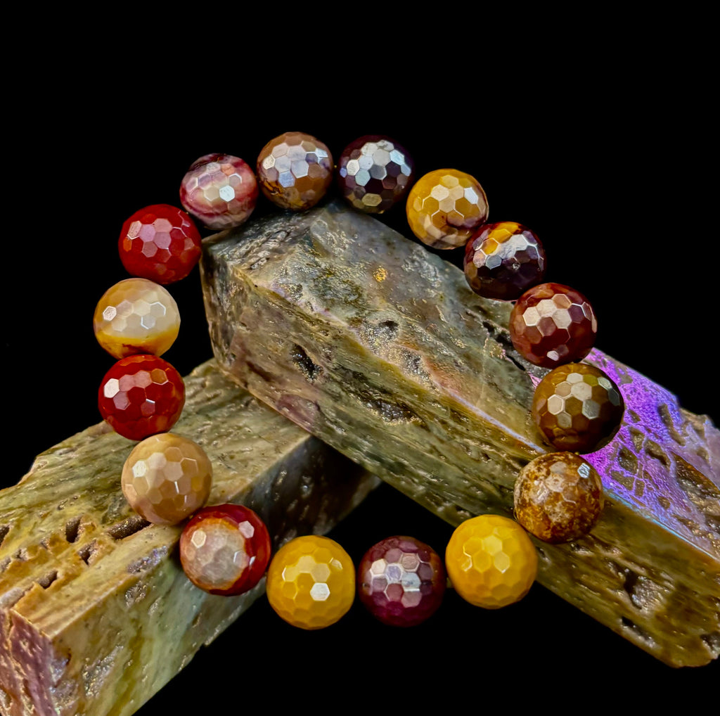 Mystic Mookaite Glam Energy Bracelet (For smaller wrists, available in 3 bead sizes!)