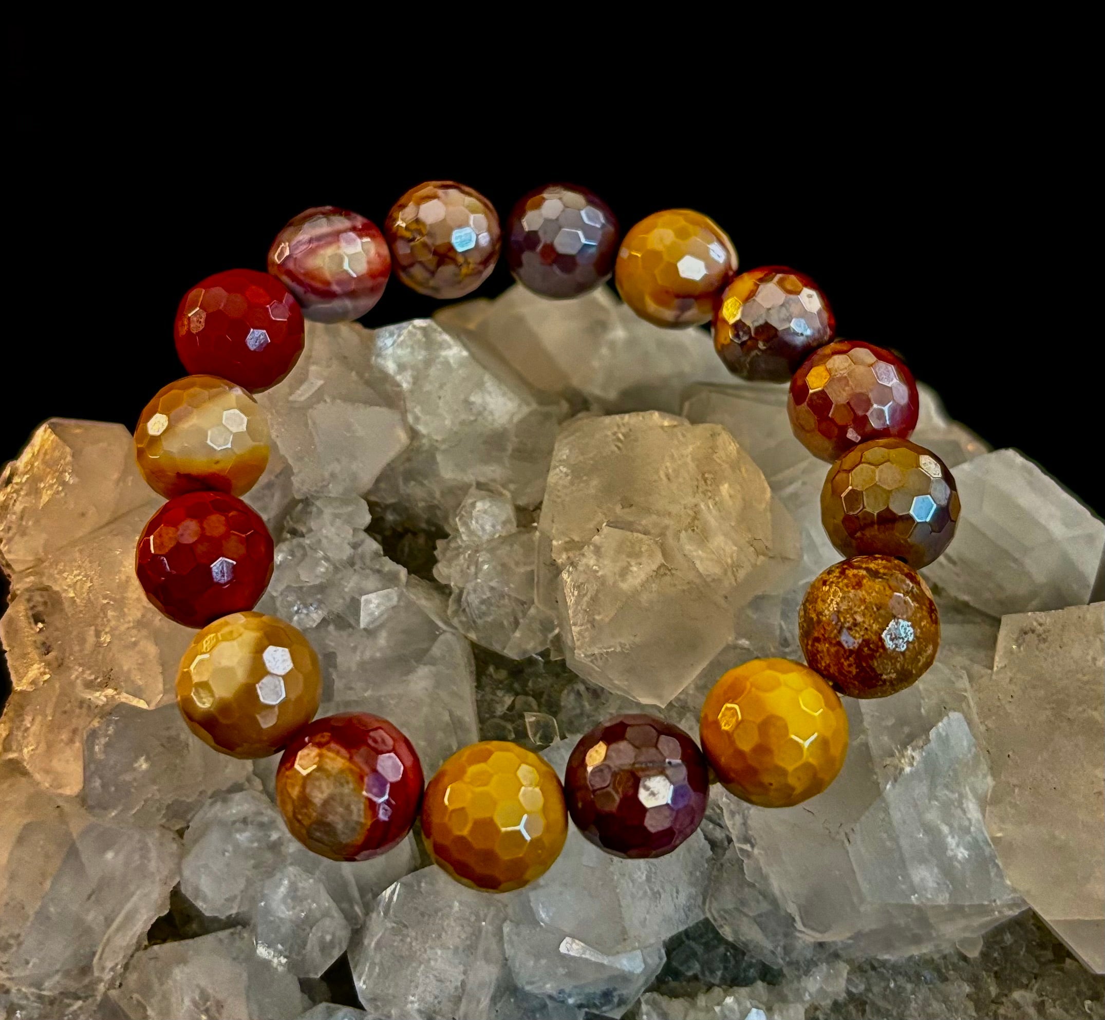 Mystic Mookaite Glam Energy Bracelet (For smaller wrists, available in 3 bead sizes!)