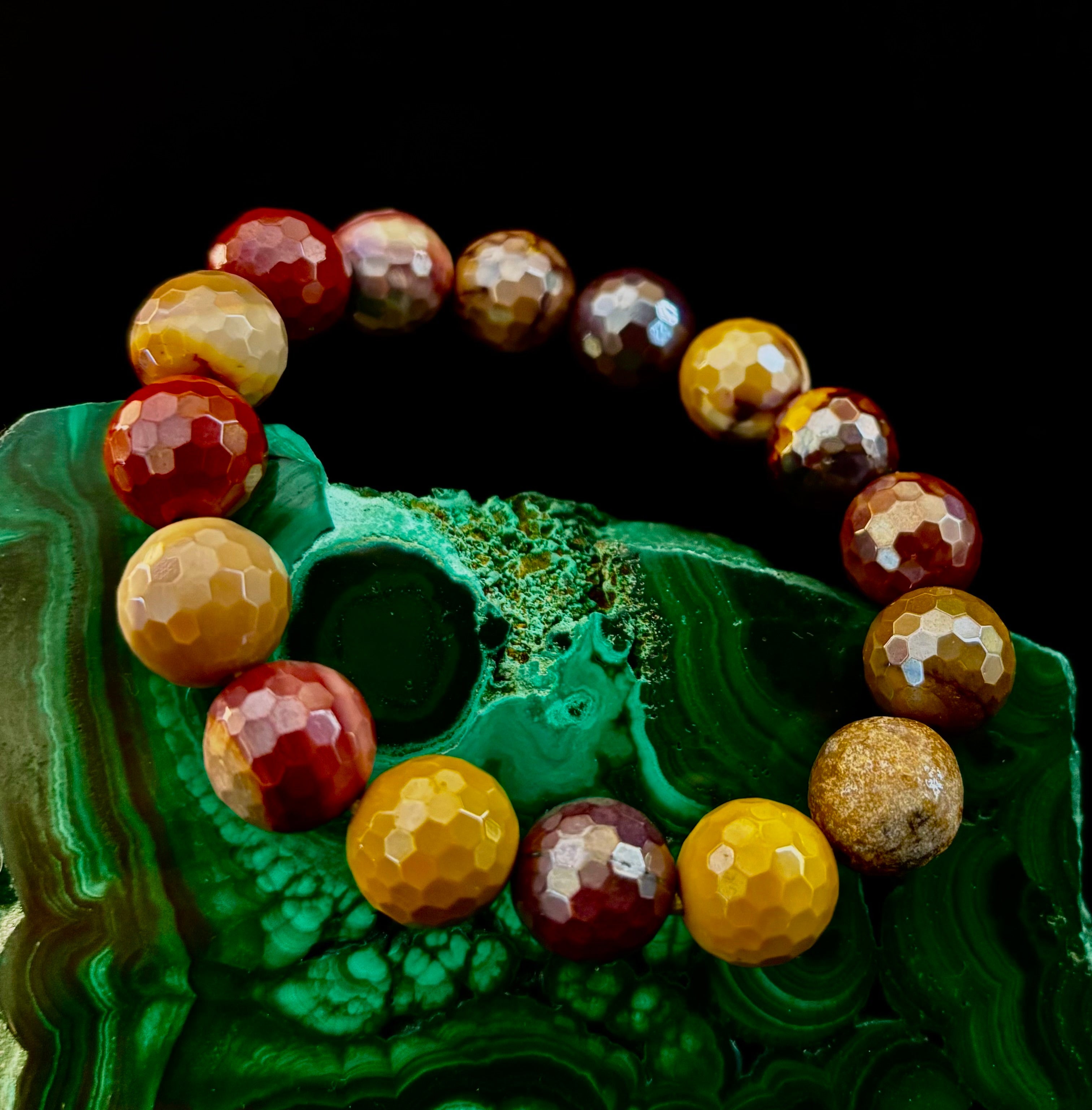 Mystic Mookaite Glam Energy Bracelet (For smaller wrists, available in 3 bead sizes!)