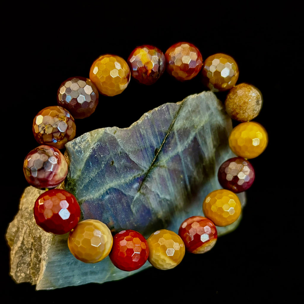 Mystic Mookaite Glam Energy Bracelet (For smaller wrists, available in 3 bead sizes!)