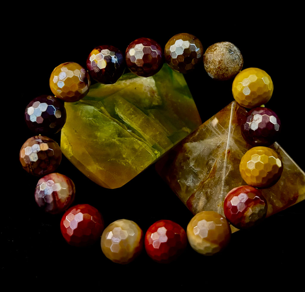 Mystic Mookaite Glam Energy Bracelet (For smaller wrists, available in 3 bead sizes!)