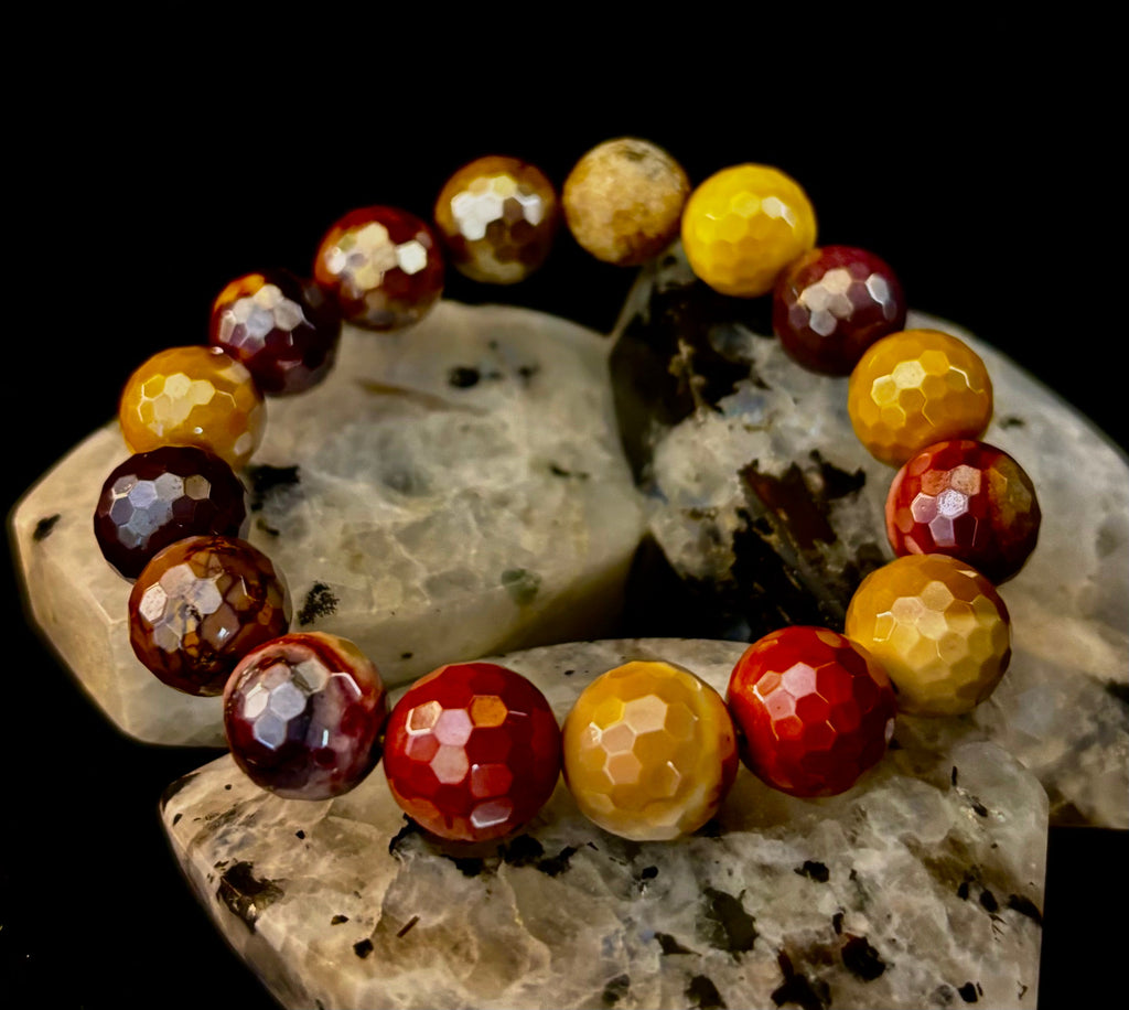 Mystic Mookaite Glam Energy Bracelet (For smaller wrists, available in 3 bead sizes!)