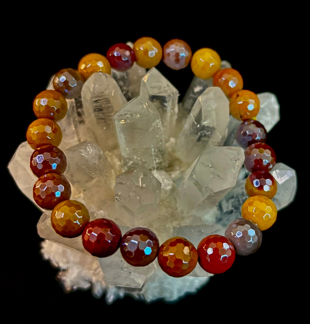 Mystic Mookaite Glam Energy Bracelet (For smaller wrists, available in 3 bead sizes!)