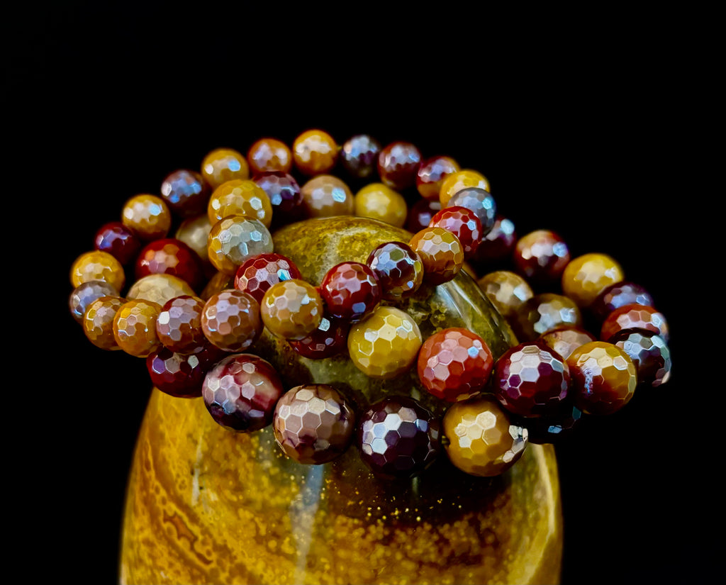 Mystic Mookaite Glam Energy Bracelet (For smaller wrists, available in 3 bead sizes!)