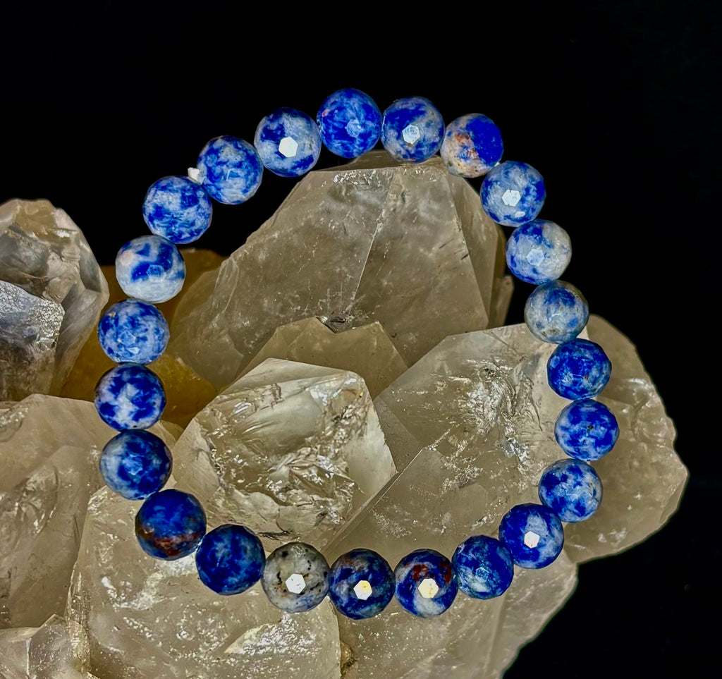 Ocean Stone Blue Spot Jasper Bracelet