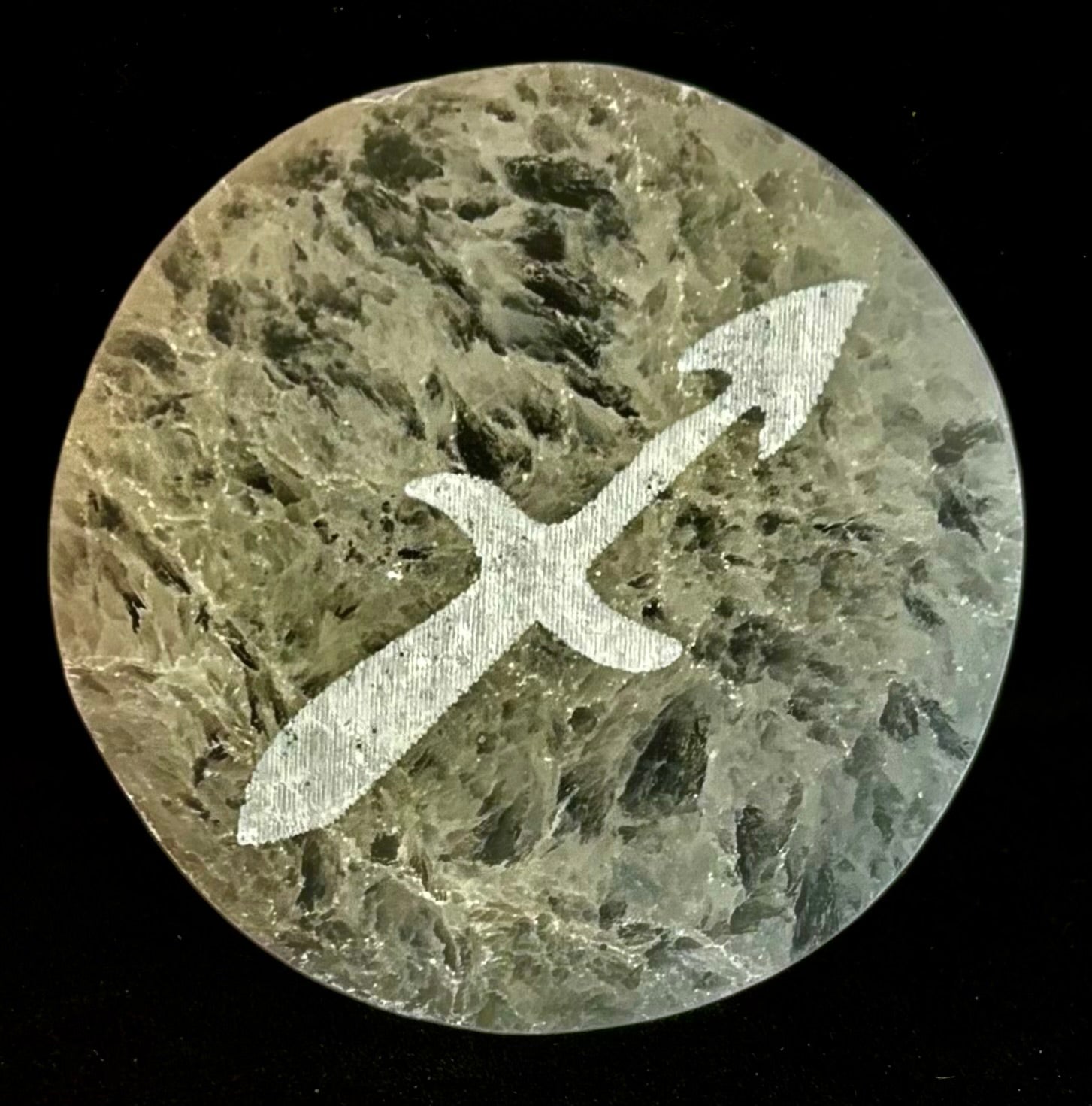 Zodiac Selenite Cleansing Coin – Crystal Cleansing & Astrology Energy Disc