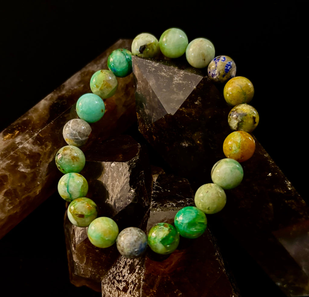 Verdant Soul – Chrysocolla Bracelet (Smaller Wrists)