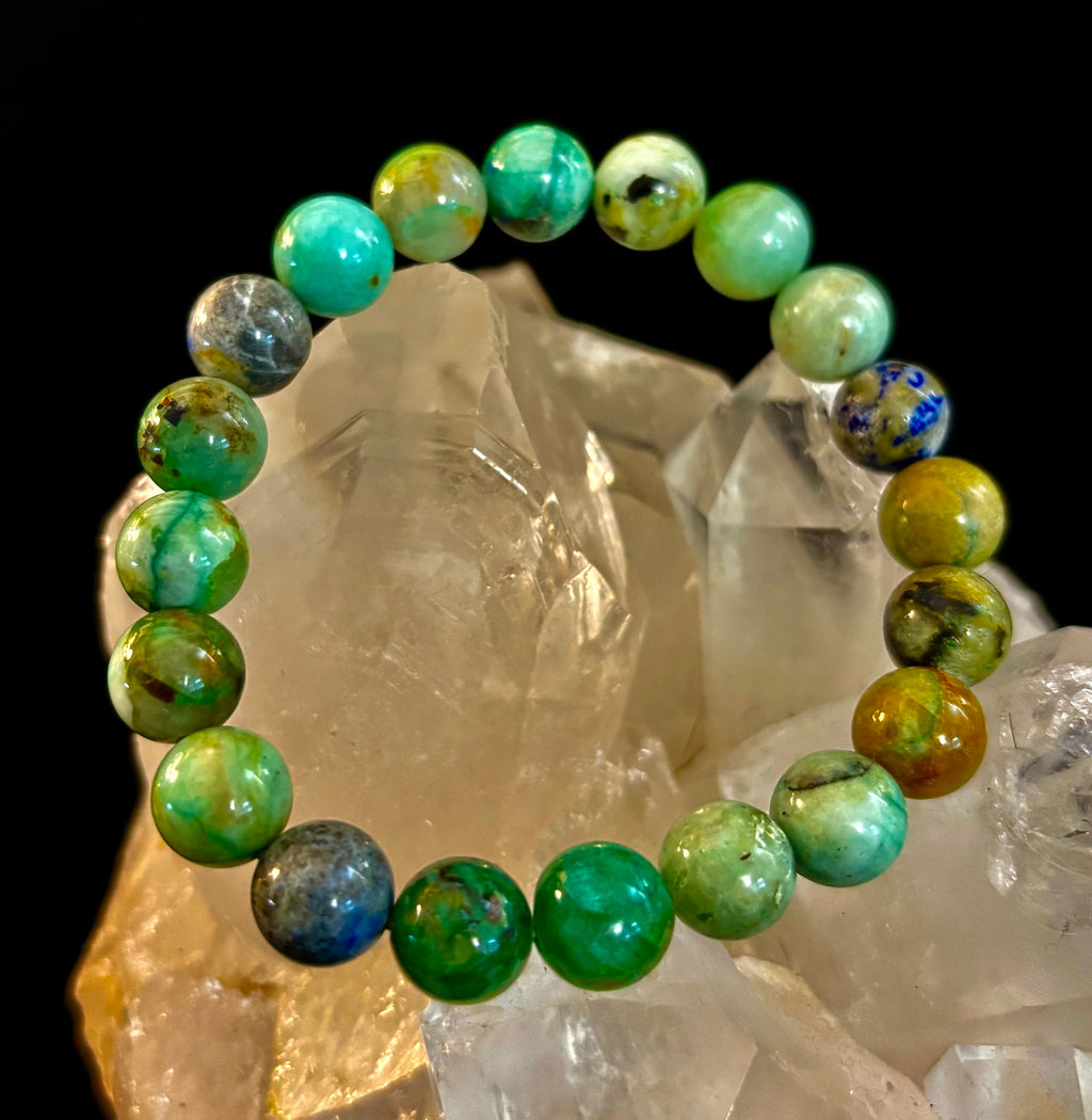 Verdant Soul – Chrysocolla Bracelet (Smaller Wrists)