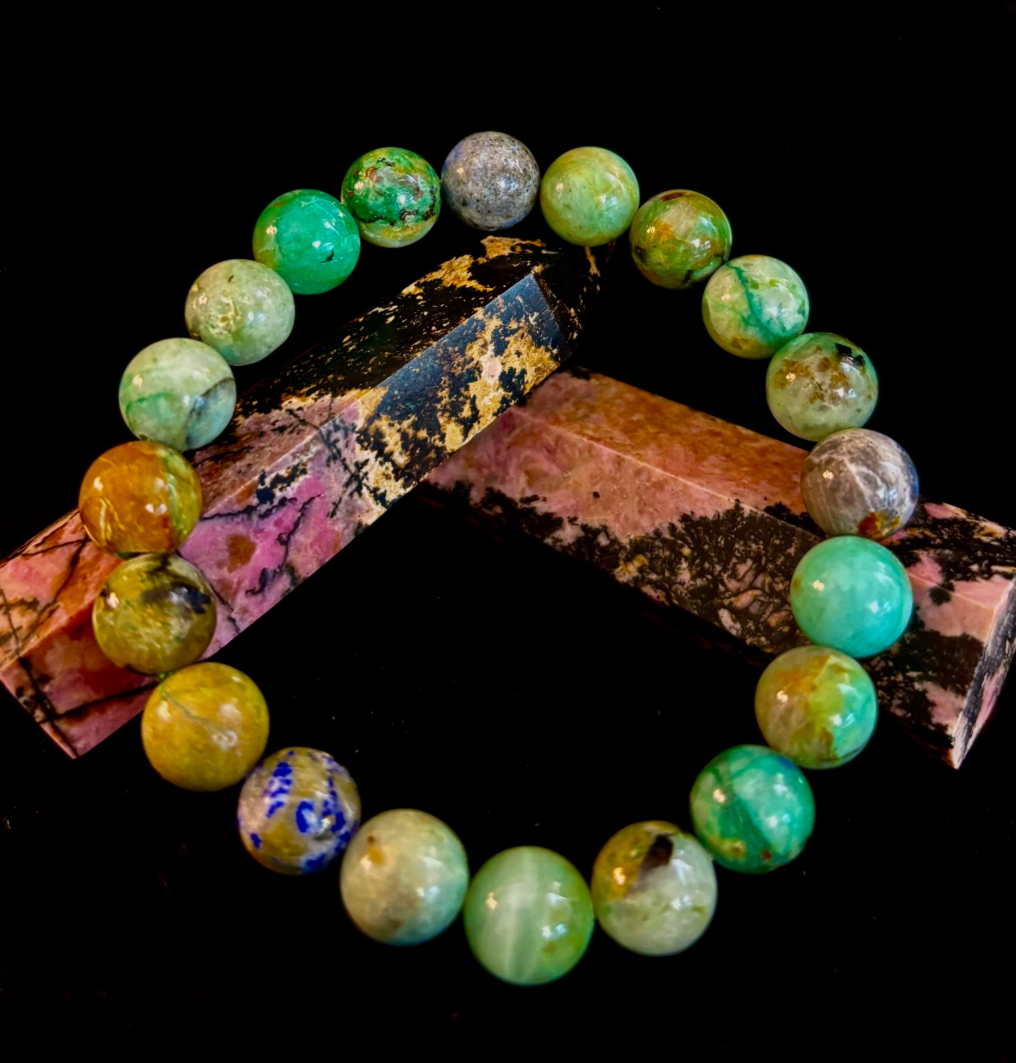 Verdant Soul – Chrysocolla Bracelet (Smaller Wrists)