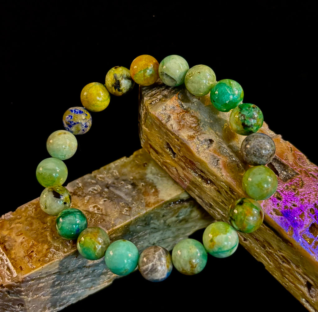 Verdant Soul – Chrysocolla Bracelet (Smaller Wrists)
